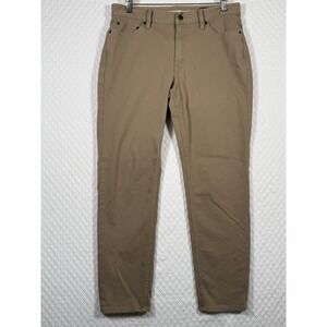 Banana Republic Pants Men 32x30 Traveler‎ Jeans Athletic Tapered Fit Beige FLAW